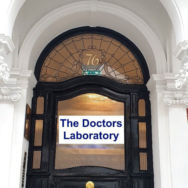 Front door of The Doctors Laboratory Patient Reception