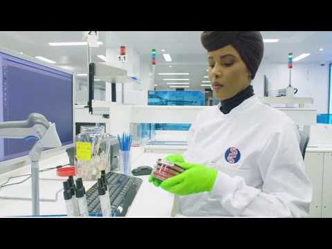 Video showing laboratory testing process